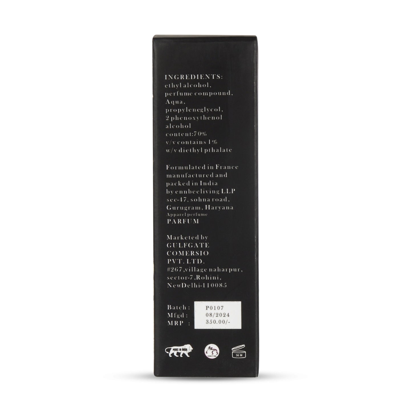 Vanilla Noir Pocket Friendly Perfume Bottle